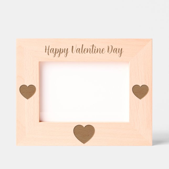 Romantic Valentine's Day Gift Etched Frames (Front)