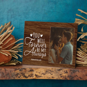 Romantic Valentine's Day Plaque with Easel