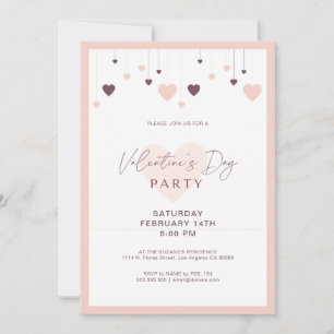 Romantic Valentines invitation de fête