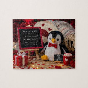 Romantic Valentines Pregnancy Announcement  Jigsaw Puzzle