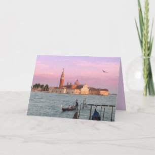 Romantic Venice Italy Greeting Card
