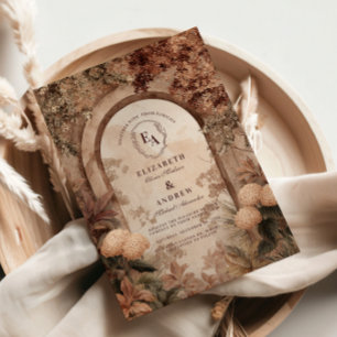 Romantic Vineyard Arch Wedding Invitation