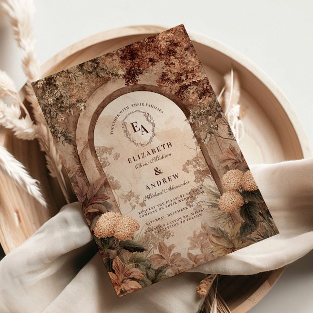 Romantic Vineyard Arch Wedding Invitation (Creator Uploaded)