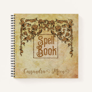 Romantic, Vintage, Antique Spell Book