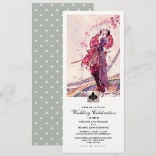 Romantic Vintage Art Wedding Invitation