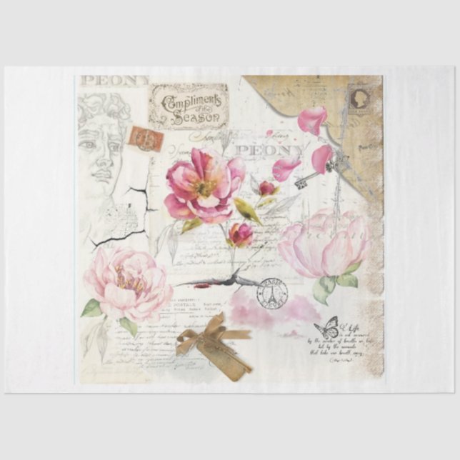 Romantic Vintage Decoupage Paper (Front)