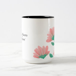 Romantic Vintage Flower Mug