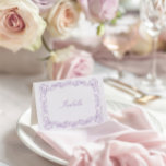 Romantic Vintage Frame Bridal Shower Place Card<br><div class="desc">Crafted with intricate detail and a delicate vintage-inspired design, these place cards are the perfect addition to your table settings. The romantic pink hue exudes warmth and charm, while the vintage frame adds a touch of sophistication. Each card provides a beautiful way to guide your guests to their seats, ensuring...</div>