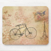 Romantic Vintage Paris in Spring Collage