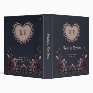 Romantic vintage roses. binder