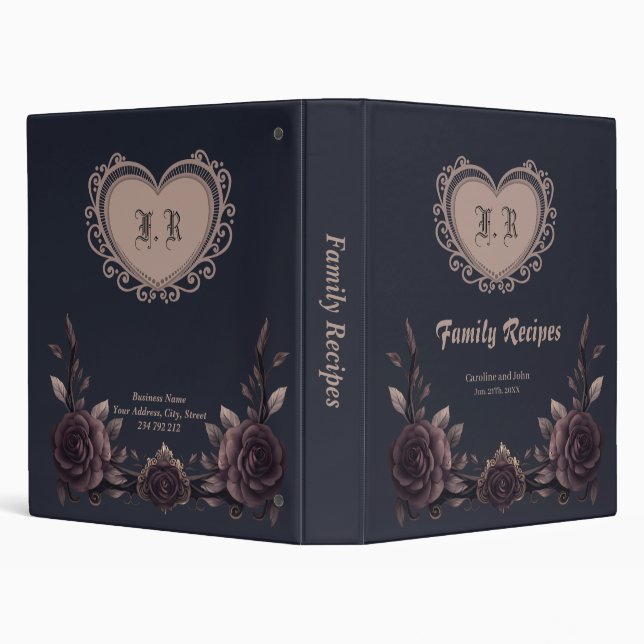 Romantic vintage roses.  binder (Background)