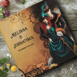 Romantic Vintage Steampunk Victorian Wedding Binder