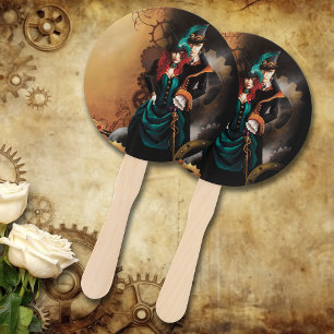 Romantic Vintage Steampunk Victorian Wedding Hand Fan