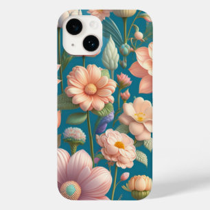 Romantic Vintage Wild Roses Floral Pattern Case-Mate iPhone 14 Case
