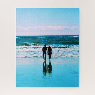 Romantic Walk on the Beach - 16x20 - 520 pcs Jigsaw Puzzle