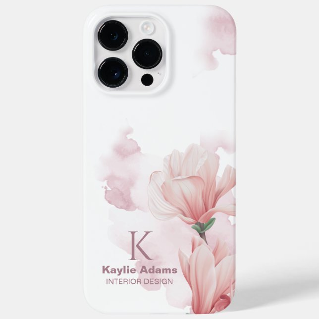 Romantic watercolor floral  Case-Mate iPhone case (Back)
