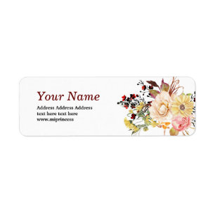 Romantic , Watercolor ,Flower, rustic floral