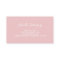 Romantic Watercolor Flowers Business Card