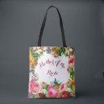 Romantic Watercolor Flowers Wedding Favour Tote Bag<br><div class="desc">Romantic Watercolor Flowers Wedding Favour Tote Bag. The Text can be changed using right the "Details" menu. To fit everything to your needs please click the "Customize" button and you can text style and backround colour change. Other colours are available. Please contact me if you need help or matching items....</div>