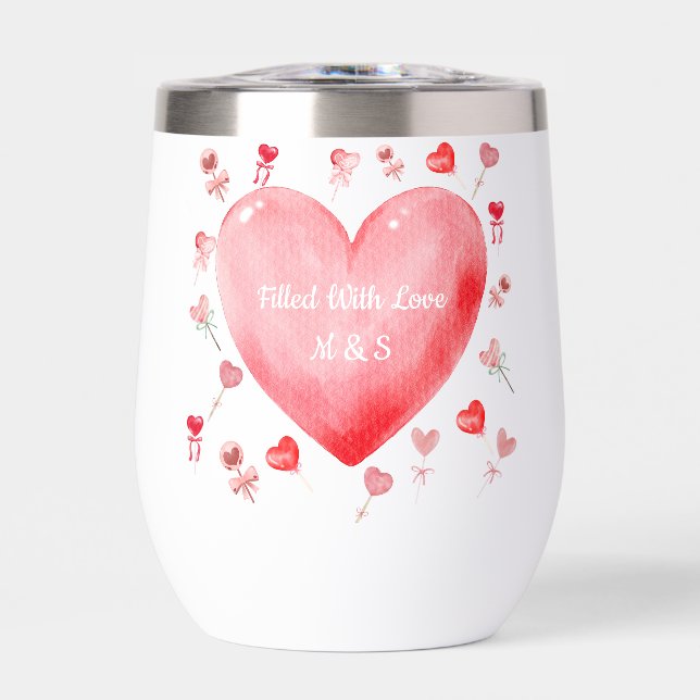 Romantic Watercolor Heart Valentine (Avant)