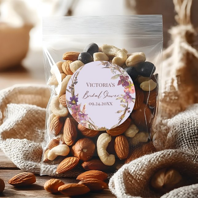 Romantic Watercolor Wildflower Bridal Sticker (Creator Uploaded)