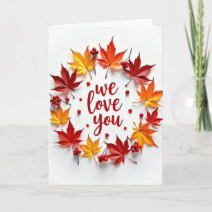 Romantic We Love You Card