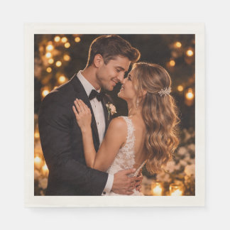 Romantic Wedding Couple Paper Napkin Soft ..