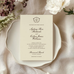 Romantic Western Ranch Wedding Invitation