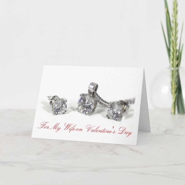 Romantic Wife Valentine Card (Front)