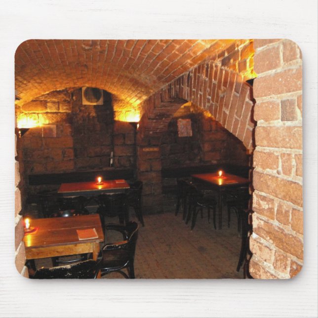 Romantic Wine Cellar Mouse Pad (Front)