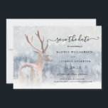 Romantic Winter Woodland Forest Save the Date<br><div class="desc">Romantic Winter Woodland Forest Save the Date - What a lovely way to announce your very special date. Save the Date features a gorgeous, woodland snowy winter scene and pretty, script typography. Our hight quality template makes it so easy for you to personalize your Save the Date. If you would...</div>