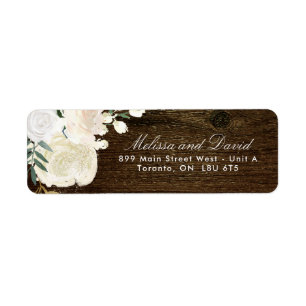 Romantic Woodland Return Address Labels
