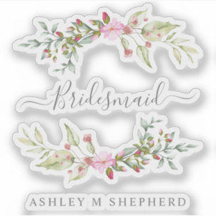 Romantic Wreath in Pink for Bridesmaids