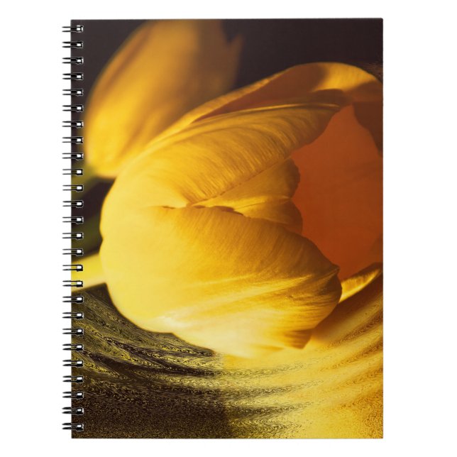 Romantic Yellow Tulip Notebook (Front)