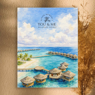 Romantic You & Me Maldives Resort, Maldives Travel Postcard