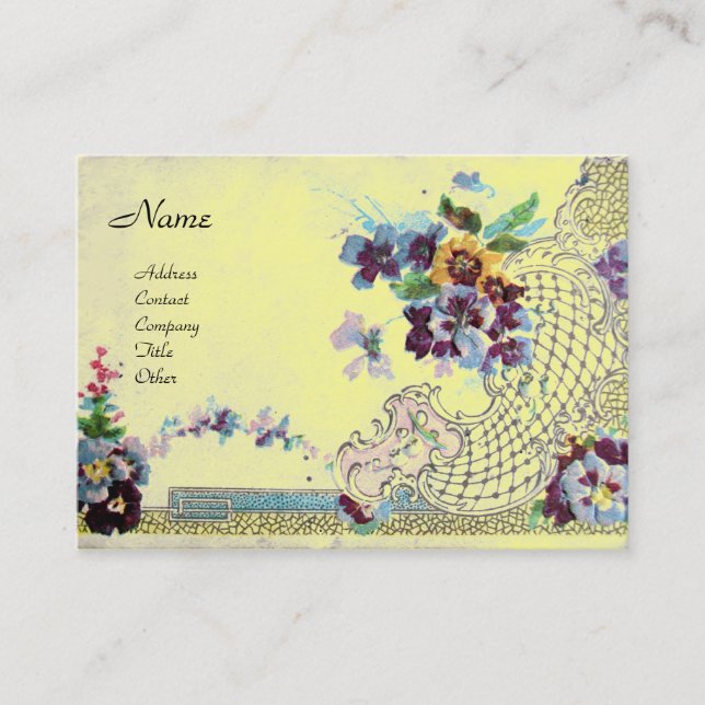ROMANTICA 2 Monogram Business Card (Front)