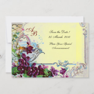ROMANTICA 4 MONOGRAM INVITATION