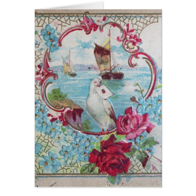 ROMANTICA / CHEMINÉE BLANCHE AVEC LETTRE JOUR DE L (Devant)