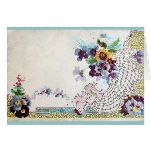 ROMANTİCA Floral Wedding Basket With Pansies