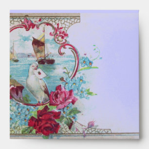 ROMANTICA  pink red blue white Envelope