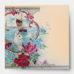 ROMANTICA pink red blue yellow Envelopes