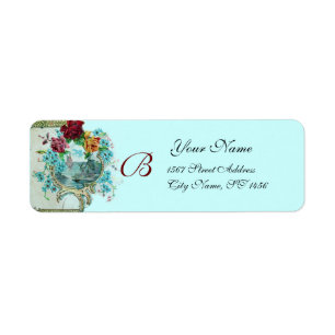 ROMANTICA TURQUOISE BLEU FLORAL PLAGE MARIAGE MONO