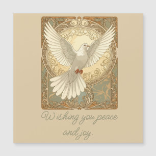 Romantically Nostalgic Peace Dove Greeting Card