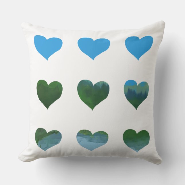Romantics Throw Pillow (Front)
