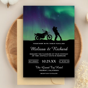 Romantique Aurora Galaxy Couple Faire-part de mari