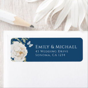 Romantique Dusty Blue Welcome Floral Mariage