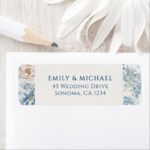 Romantique Dusty Blue Welcome Floral Mariage