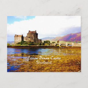 Romantique Eilean Donan Castle, Écosse Carte posta
