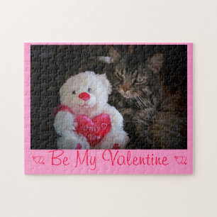 Romantique Kitty Valenpuzzle Puzzle