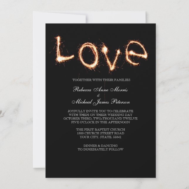 Romantique Loisirs Faire-part de mariage (Devant)